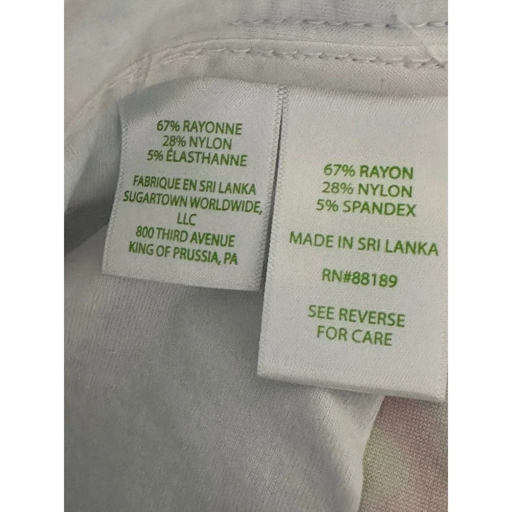 Lilly‎ Pulitzer Callahan Knit Shorts One In A Mellon Stretch Size 14